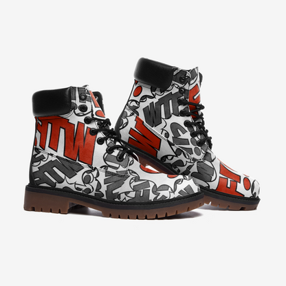 WTF! Casual Leather Lightweight boots