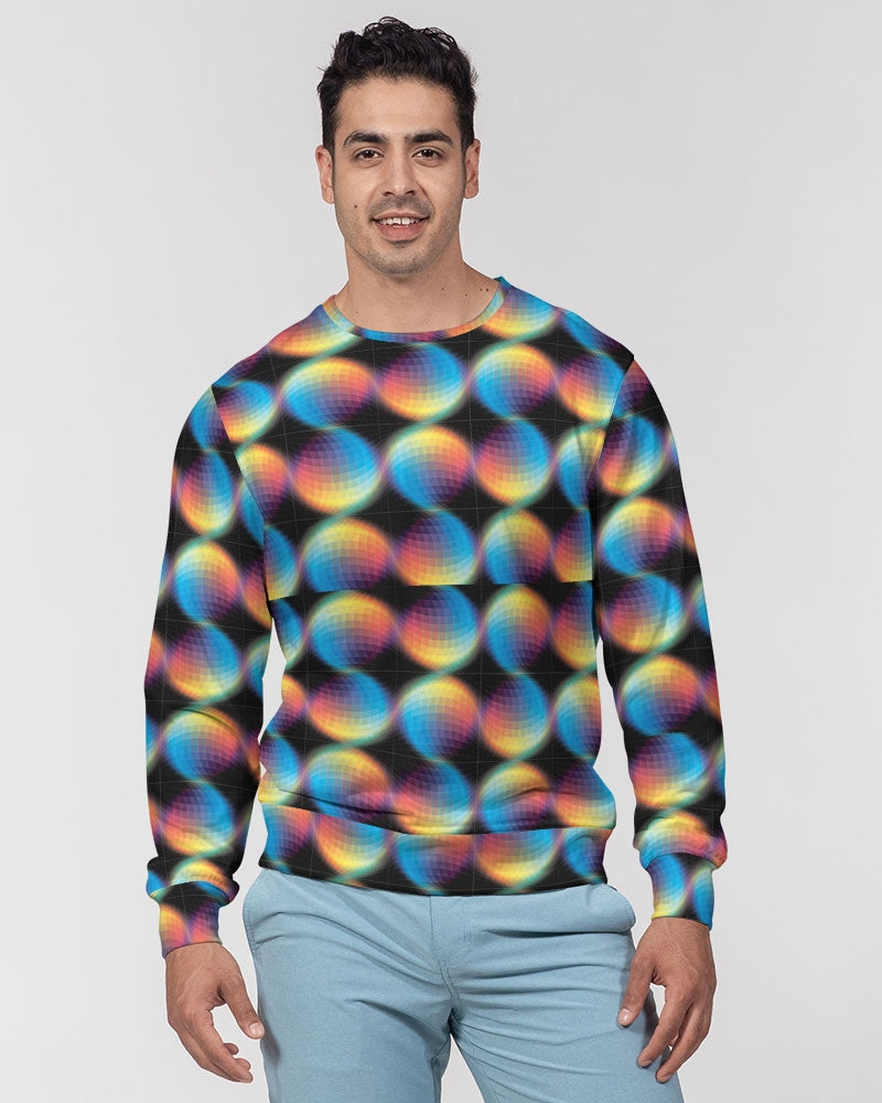 Psychedelic  Men's Classic French Terry Crewneck Pullover