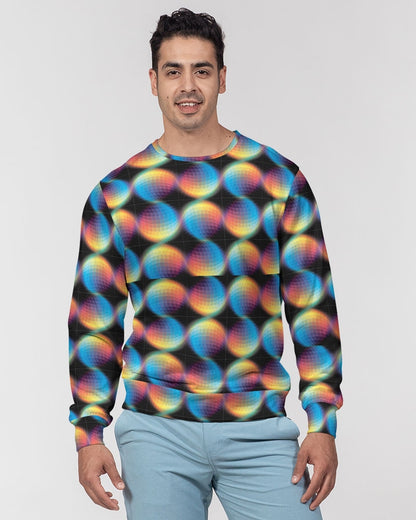 Psychedelic  Men's Classic French Terry Crewneck Pullover