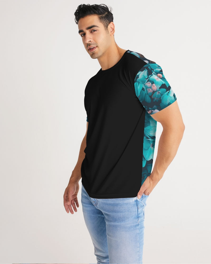 Teal Floral Men's Tee