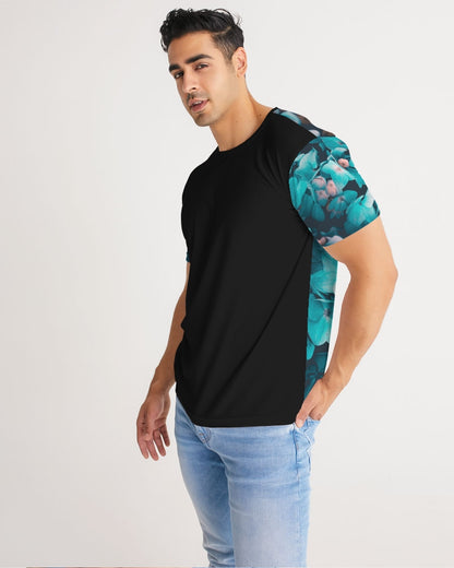 Teal Floral Men's Tee