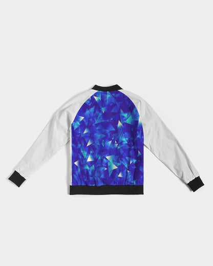 Crystal Blue Women's Bomber Jacket