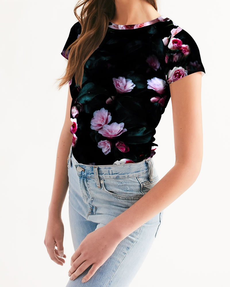 Dark Floral Women's Tee