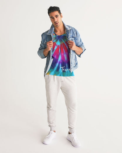 Tye Dye Men's Sports Tank
