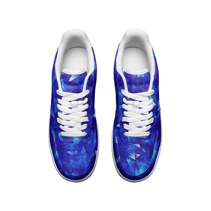 Crystal Blue Unisex Low Top Sneakers