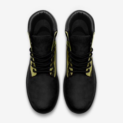 Camo 3 (green) Casual Leather Lightweight boots