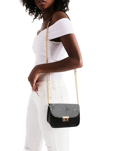 Optical illusion Small Shoulder Bag