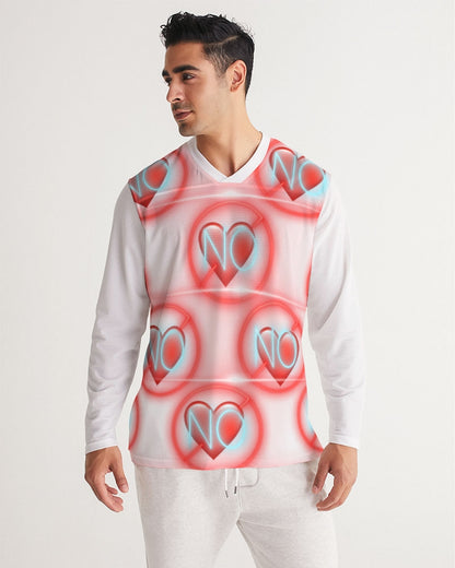 No love 2 Men's Long Sleeve Sports Jersey