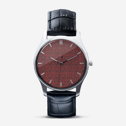 Chandelier Red Classic Fashion Unisex Print Black Quartz Watch