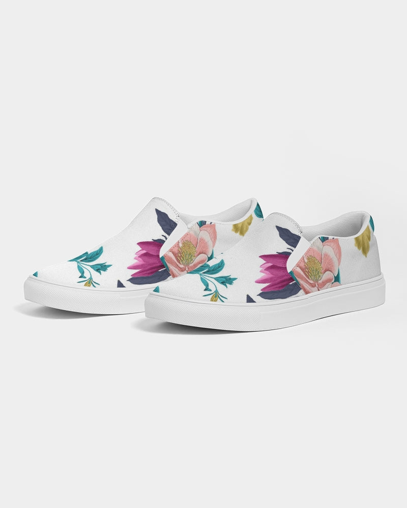 Warm Floral Women's Slip-On Canvas Shoe