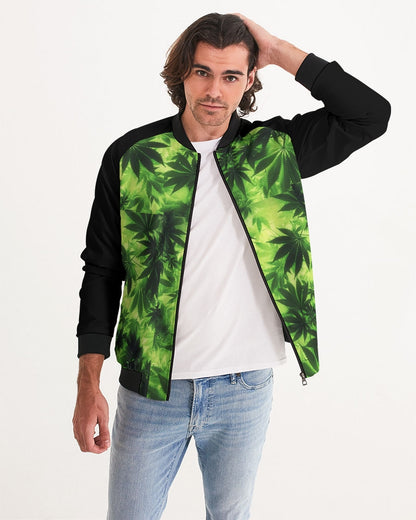 Green Men's Bomber Jacket