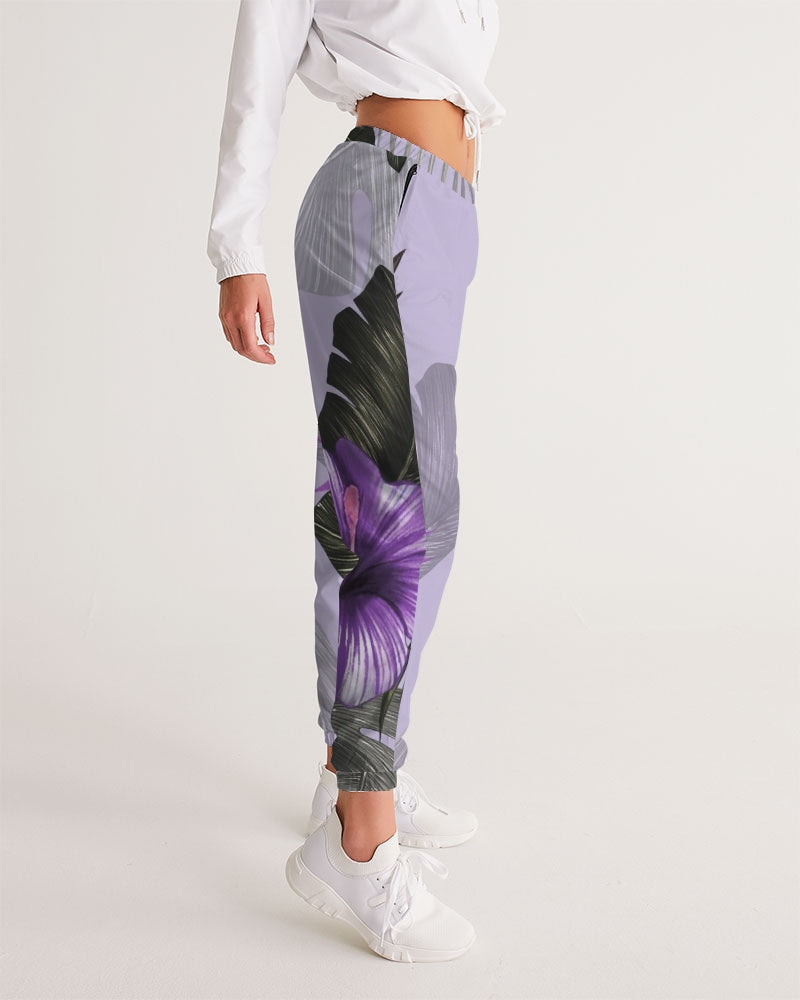 Purple Flower Women's Track Pants