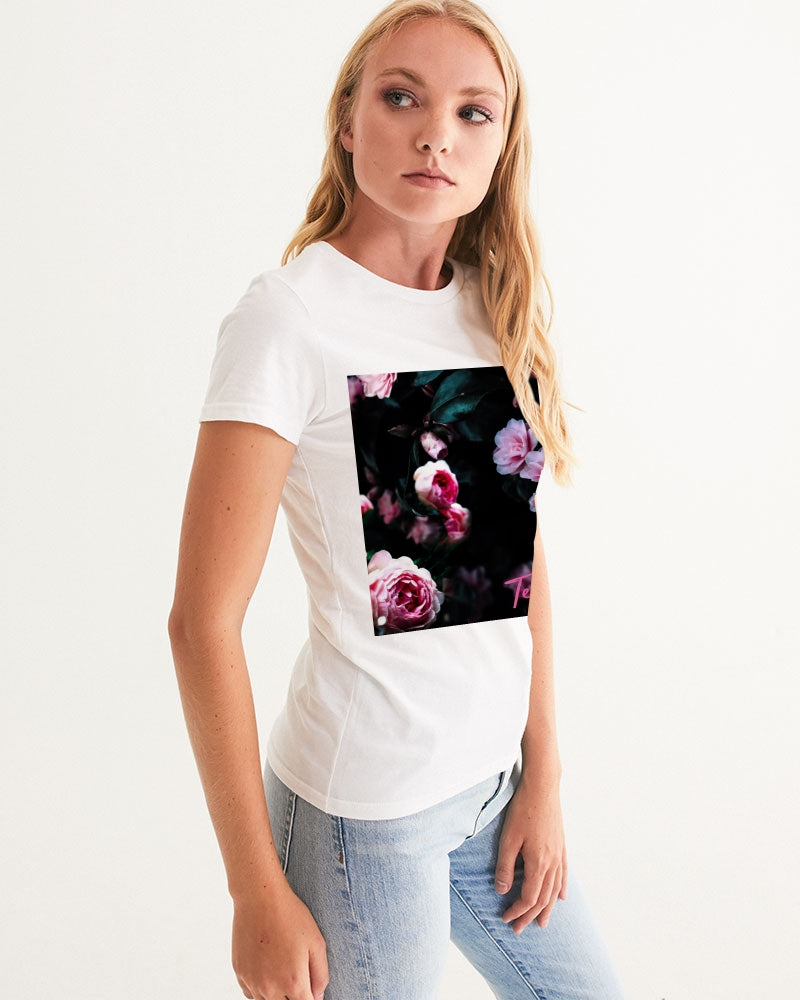 Dark Floral Women's Graphic Tee