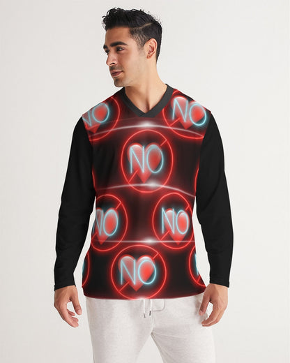 No love 3 Men's Long Sleeve Sports Jersey