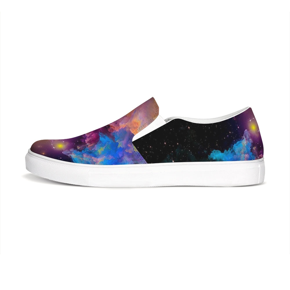 Colorful Smoke Slip-On Canvas Shoe