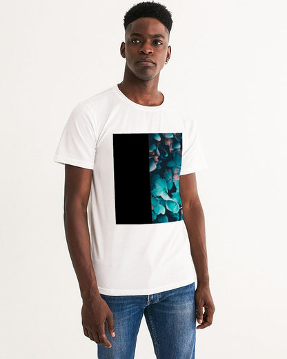 Teal Floral Men's Graphic Tee