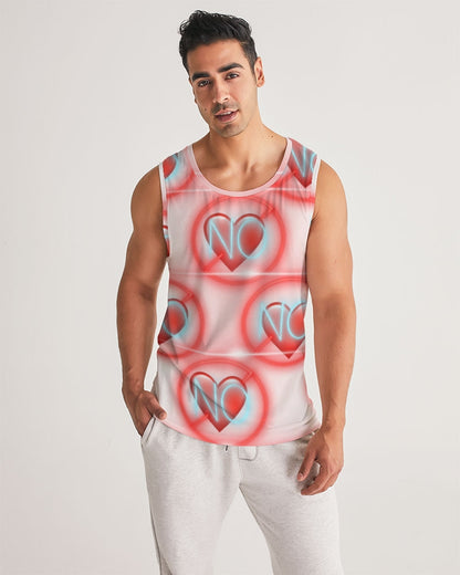No love 2 Men's Sports Tank