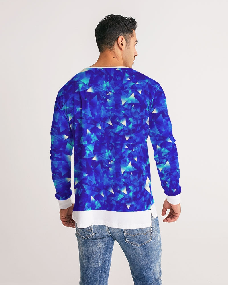 Crystal Blue Men's Long Sleeve Tee