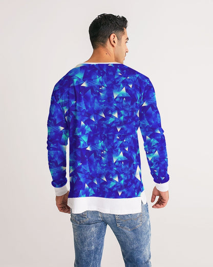 Crystal Blue Men's Long Sleeve Tee