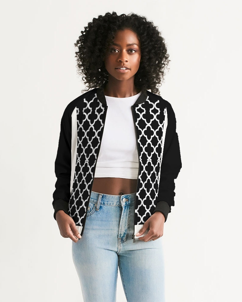 Quatrefoil Women's Bomber Jacket