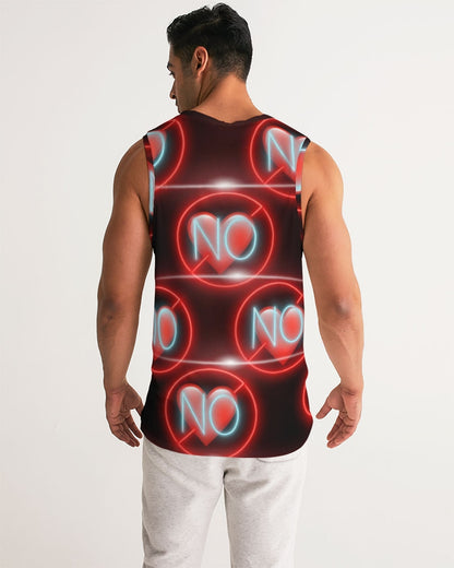 No love 3 Men's Sports Tank