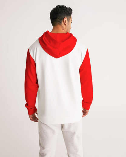White logo Script Men's Hoodie