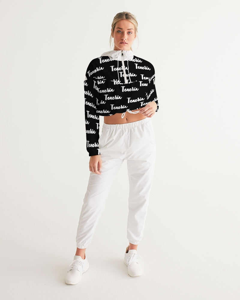 Texeria Monogram Women's Cropped Windbreaker