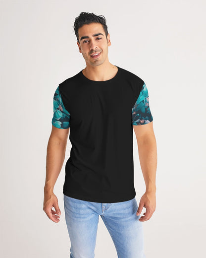 Teal Floral Men's Tee