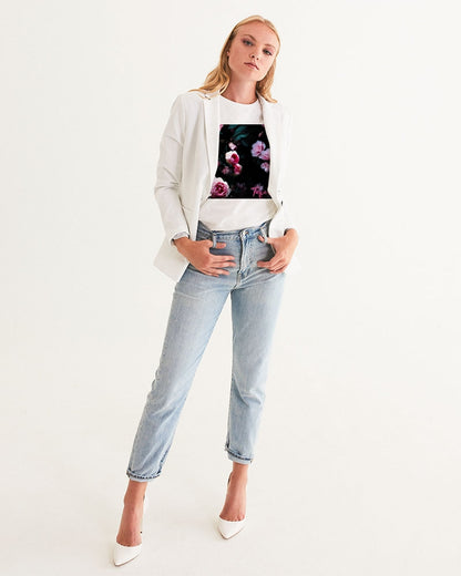 Dark Floral Women's Graphic Tee