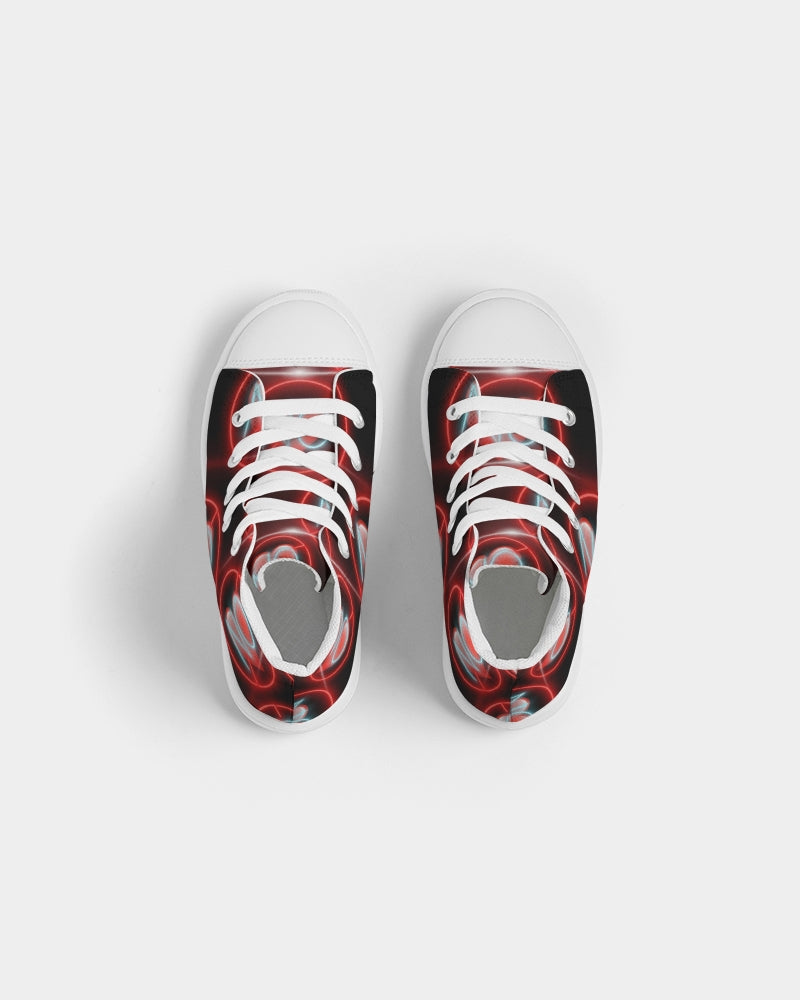 No love 3 Kids Hightop Canvas Shoe