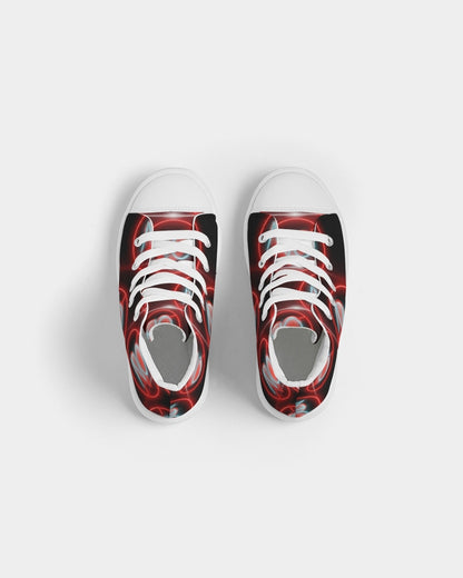 No love 3 Kids Hightop Canvas Shoe