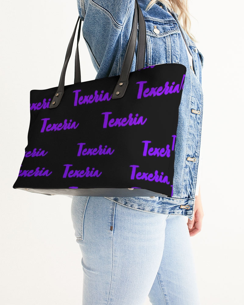 Texeria Monogram purple Stylish Tote