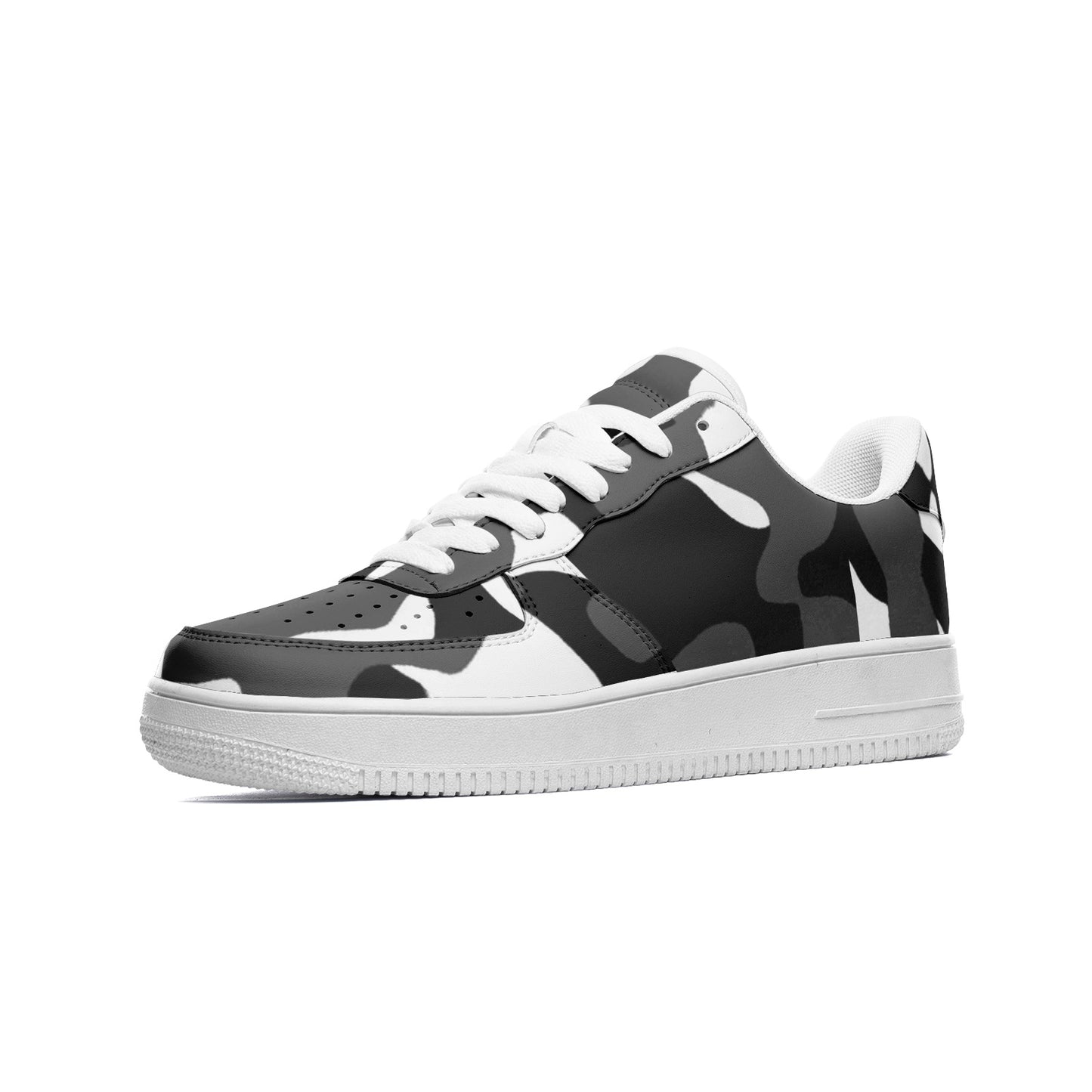 Black Camo Unisex Low Top Sneakers