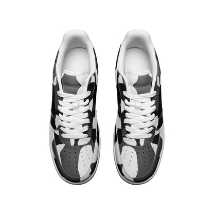 Black Camo Unisex Low Top Sneakers