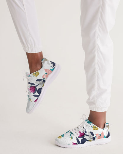Warm Floral Women's Athletic Shoe