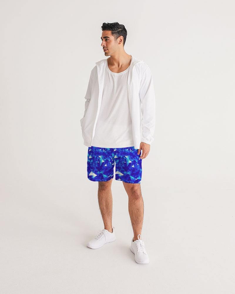 Crystal Blue Men's Jogger Shorts