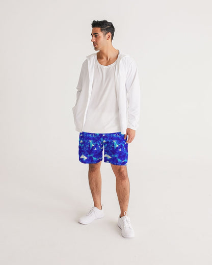 Crystal Blue Men's Jogger Shorts