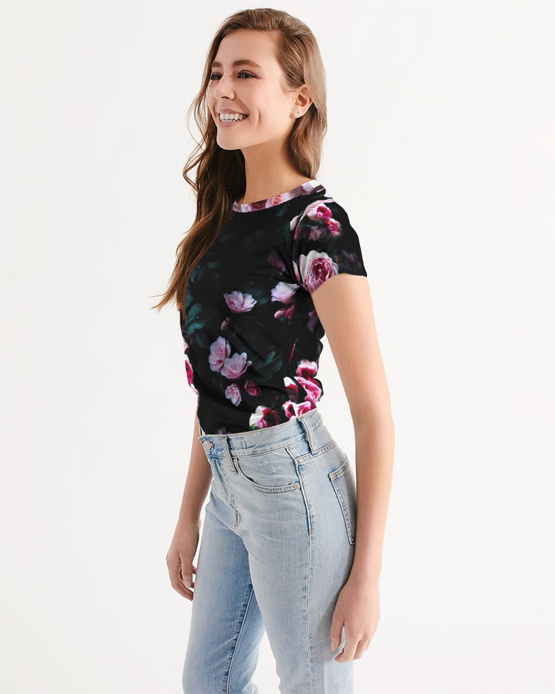 Dark Floral Women's Tee