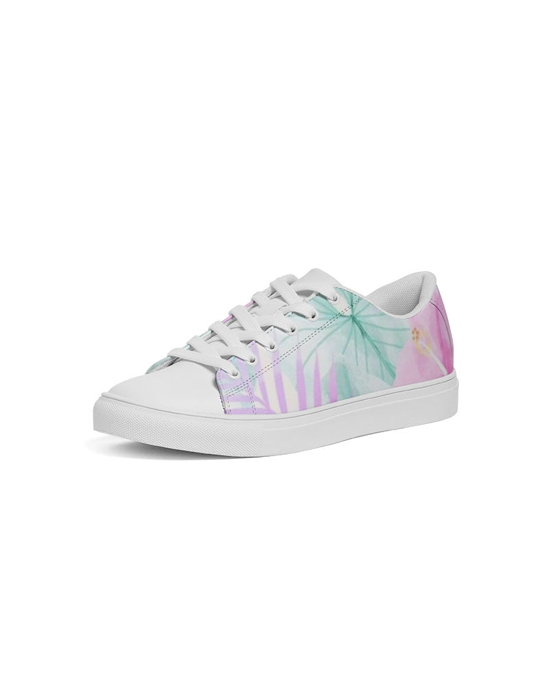 Spring Flowers Women's Faux-Leather Sneaker