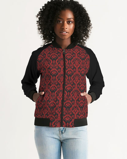 Chandelier Red Women's Bomber Jacket