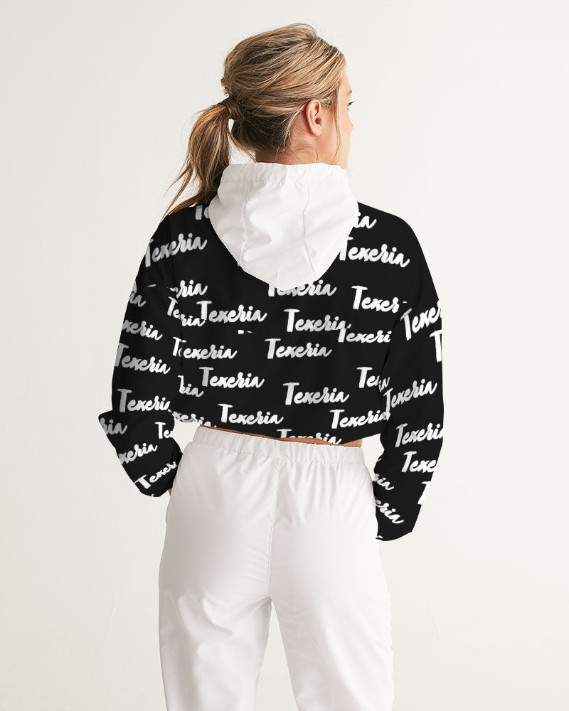 Texeria Print Women's Cropped Windbreaker