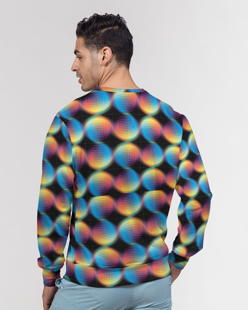 Psychedelic  Men's Classic French Terry Crewneck Pullover