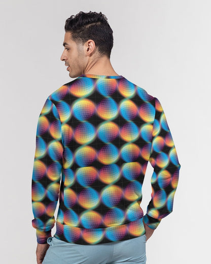 Psychedelic  Men's Classic French Terry Crewneck Pullover
