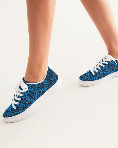 chandelier blue Women's Faux-Leather Sneaker