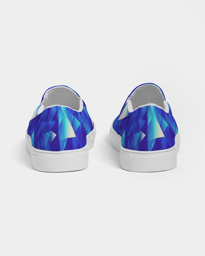Crystal Blue Men's Slip-On Canvas Shoe