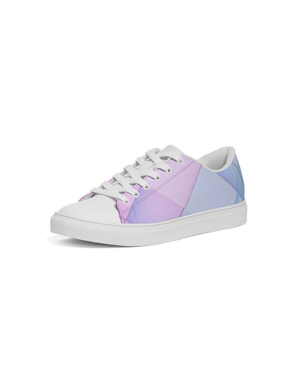 Pastel diamonds Women's Faux-Leather Sneaker