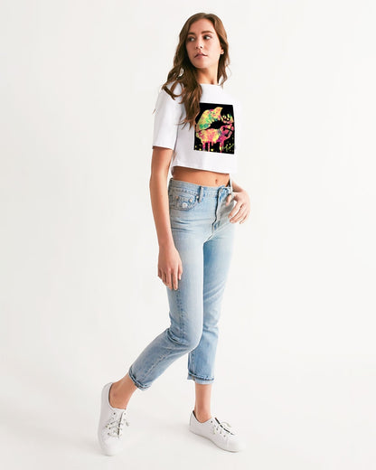 Poisonous kisses Women's Cropped Tee
