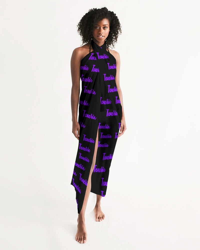Texeria Monogram purple Swim Cover Up