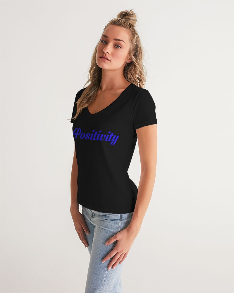 positivity Women's V-Neck Tee