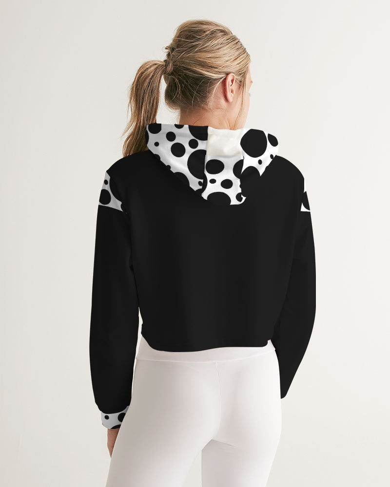 Dots Women's Cropped Hoodie